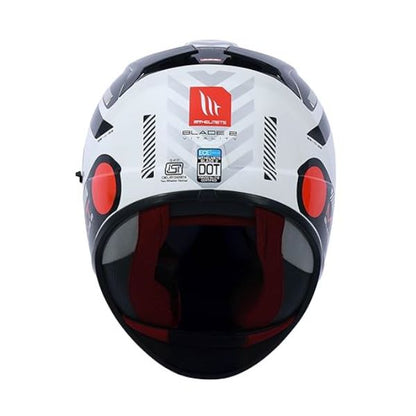 MT Helmets Blade 2 SV Vitality A5 Matt White Black Red