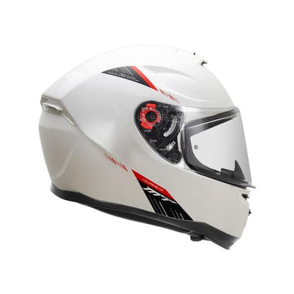 MT Helmets Hummer A0 Solid Gloss White