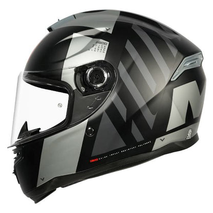 MT Helmets Hummer Air F2 Matt Black Grey