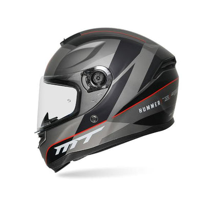 MT Helmets Hummer Axn C15 Gloss Black Grey