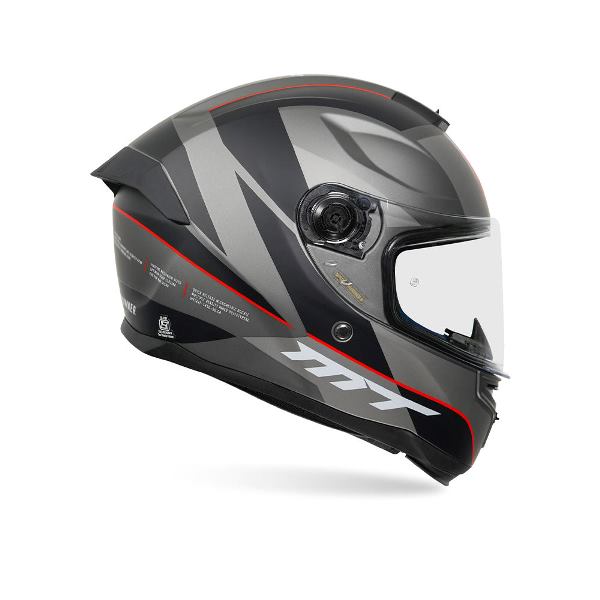 MT Helmets Hummer Axn C15 Matt Flour Red