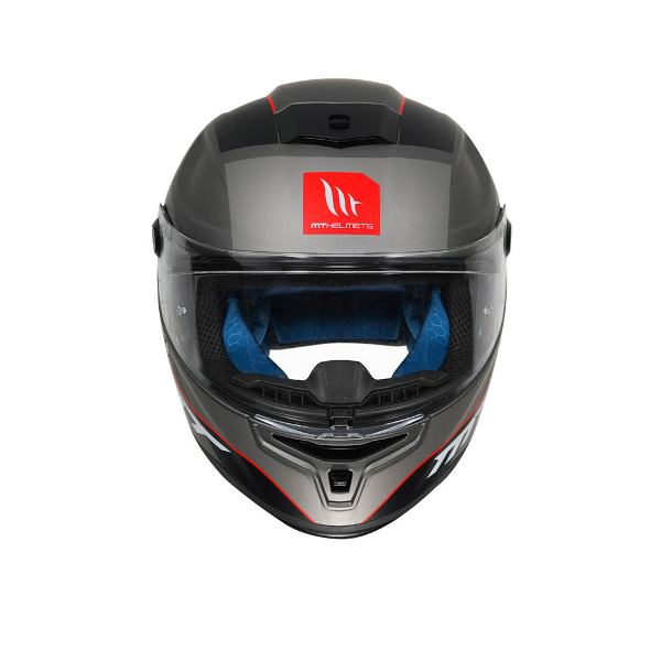 MT Helmets Hummer Axn C15 Matt Flour Red