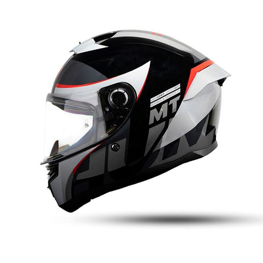 MT Helmets Hummer Oasis A1 Gloss Black White Red