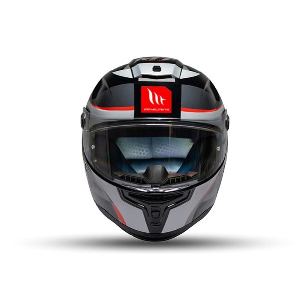 MT Helmets Hummer Oasis A1 Matt Black White Red