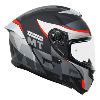 MT Helmets Hummer Oasis A1 Matt Black White Red