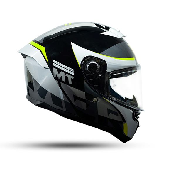 MT Helmets Hummer Oasis B3 Matt Black Fluro Yellow