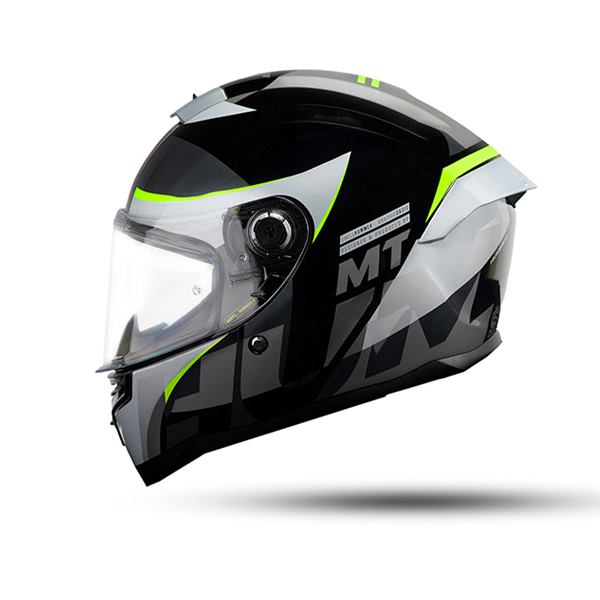 MT Helmets Hummer Oasis B3 Matt Black Fluro Yellow