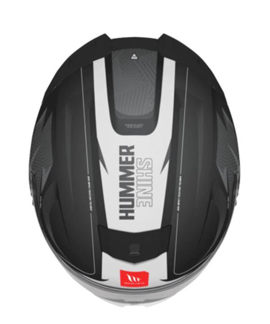 MT Helmets Hummer Shine B0 Gloss Black Gery