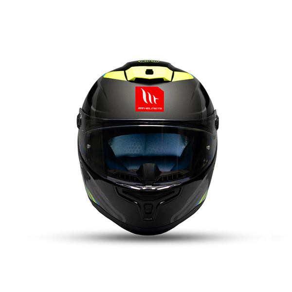 MT Helmets Hummer Tubex B3 Gloss Black Blue Yellow