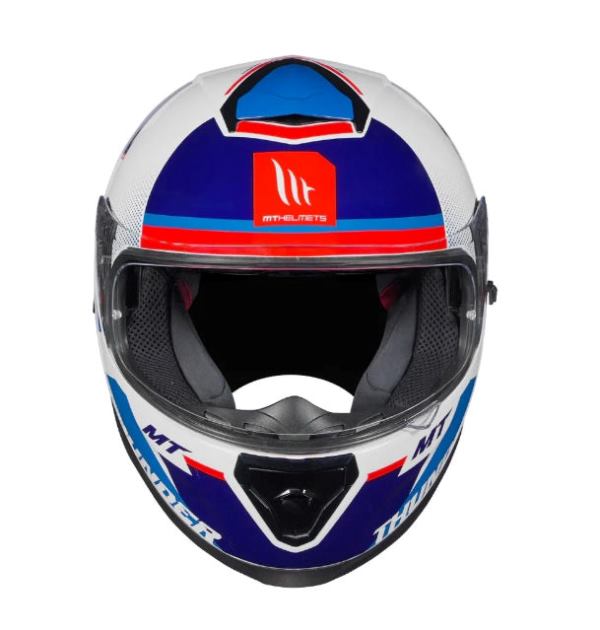 MT Helmets Thunder 3 SV Pro Arual A0 Matt White Blue Red