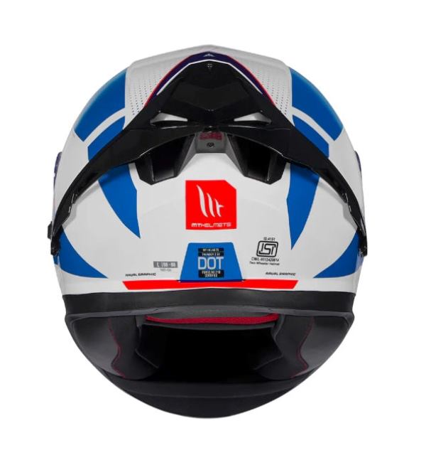 MT Helmets Thunder 3 SV Pro Arual A0 Matt White Blue Red