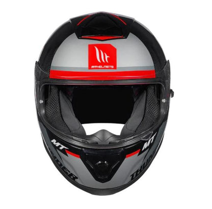 MT Helmets Thunder 3 SV Pro Arual B1 Helmet Matt Grey Black Pink