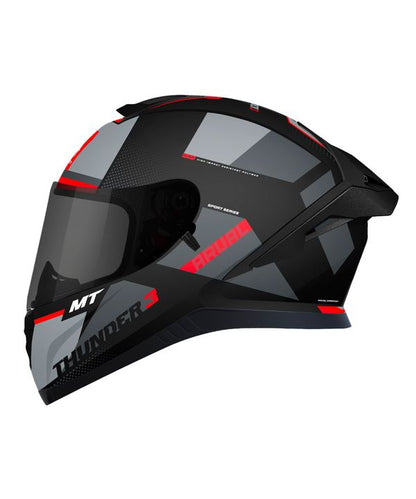 MT Helmets Thunder 3 SV Pro Arual B1 Helmet Matt Grey Black Pink