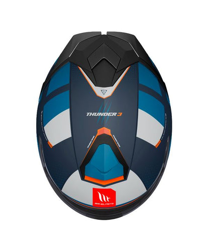 MT Helmets Thunder 3 SV Pro Arual C7 Matt Grey Blue Orange