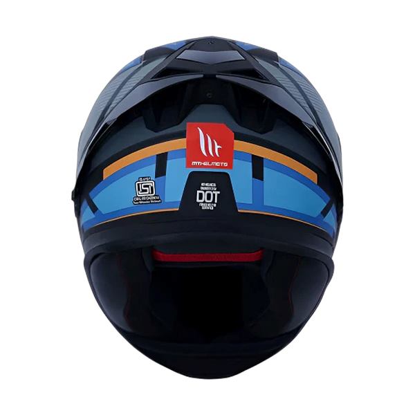 MT Helmets Thunder 3 SV Pro Nova B2 Gloss Blue Grey Orange