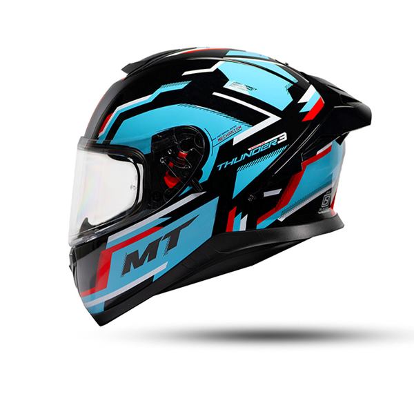 MT Helmets Thunder 3 Sv (Spoiler) Blaze B7 Matt Blue Black