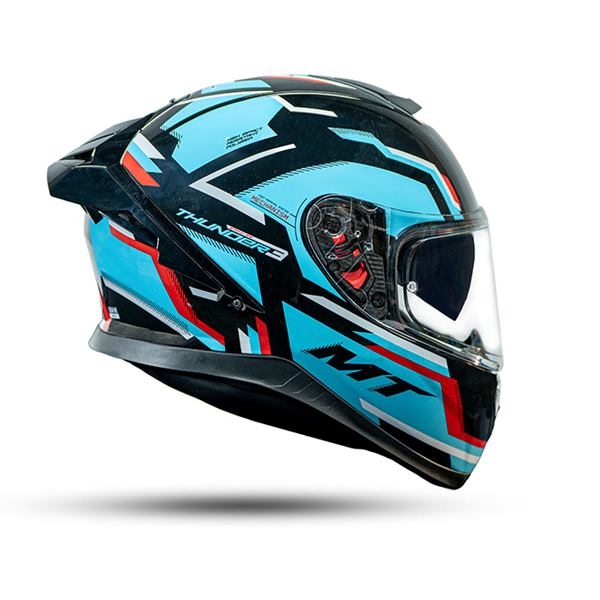 MT Helmets Thunder 3 Sv (Spoiler) Blaze B7 Gloss Blue Black