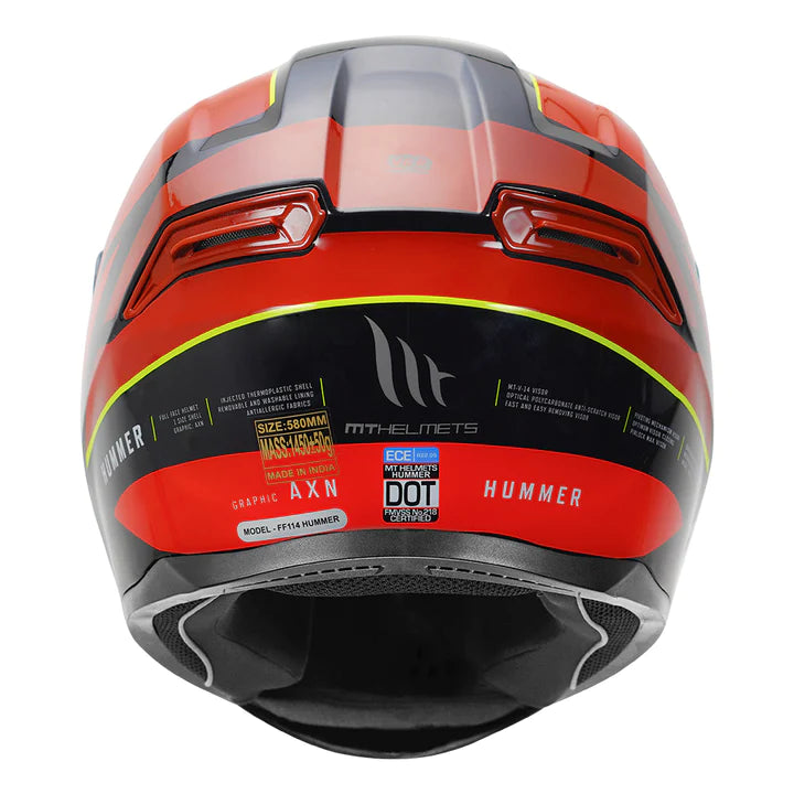 MT Hummer AXN Helmet - Gloss Red