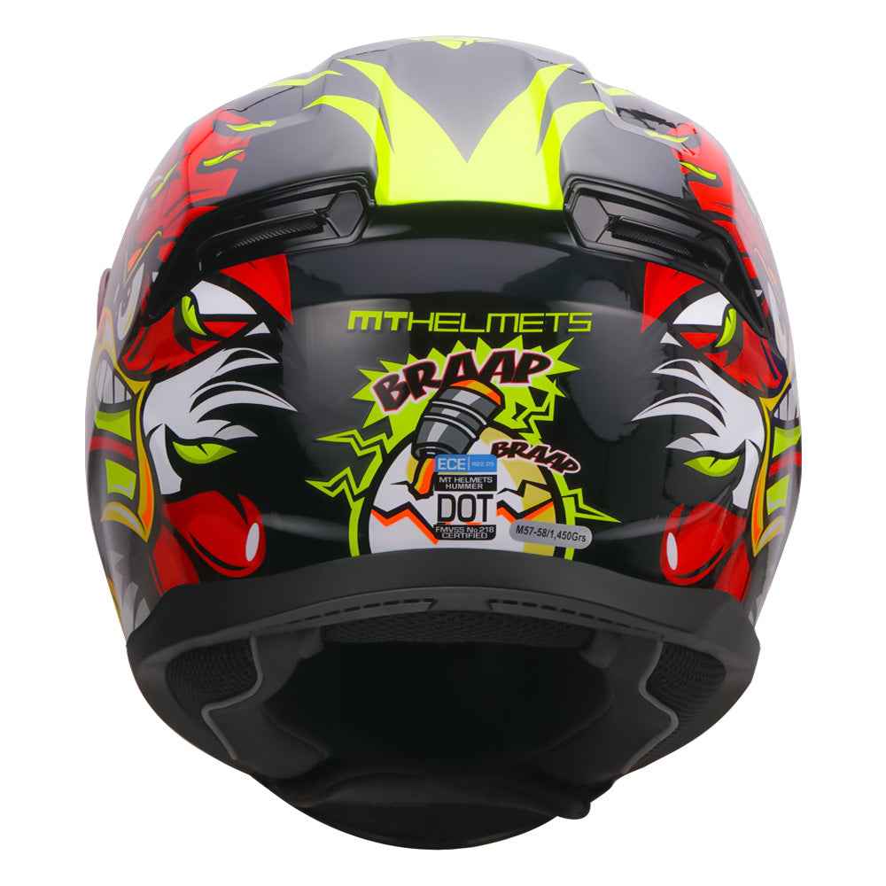 MT Hummer Braap Gloss Black - Helmet