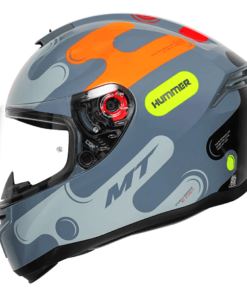 MT Hummer Liquer C14 Gloss Helmets Fluorescent Orange
