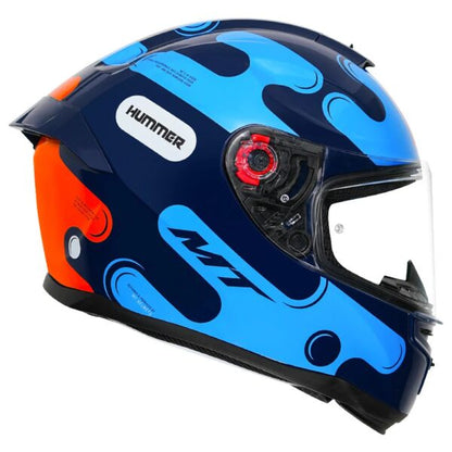MT Hummer Liquer Helmet(Gloss Blue)