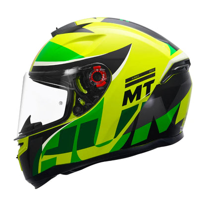 MT Hummer Oasis Helmet - Gloss Fluorescent Yellow