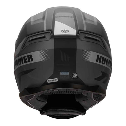 MT Hummer QUO Matt Titanium Helmet