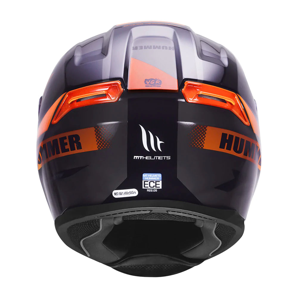 MT Hummer Quo Helmet - Glossy Red
