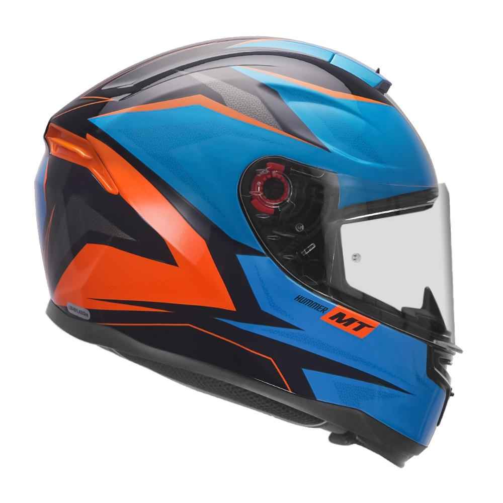 MT Hummer Stark Blue Helmet