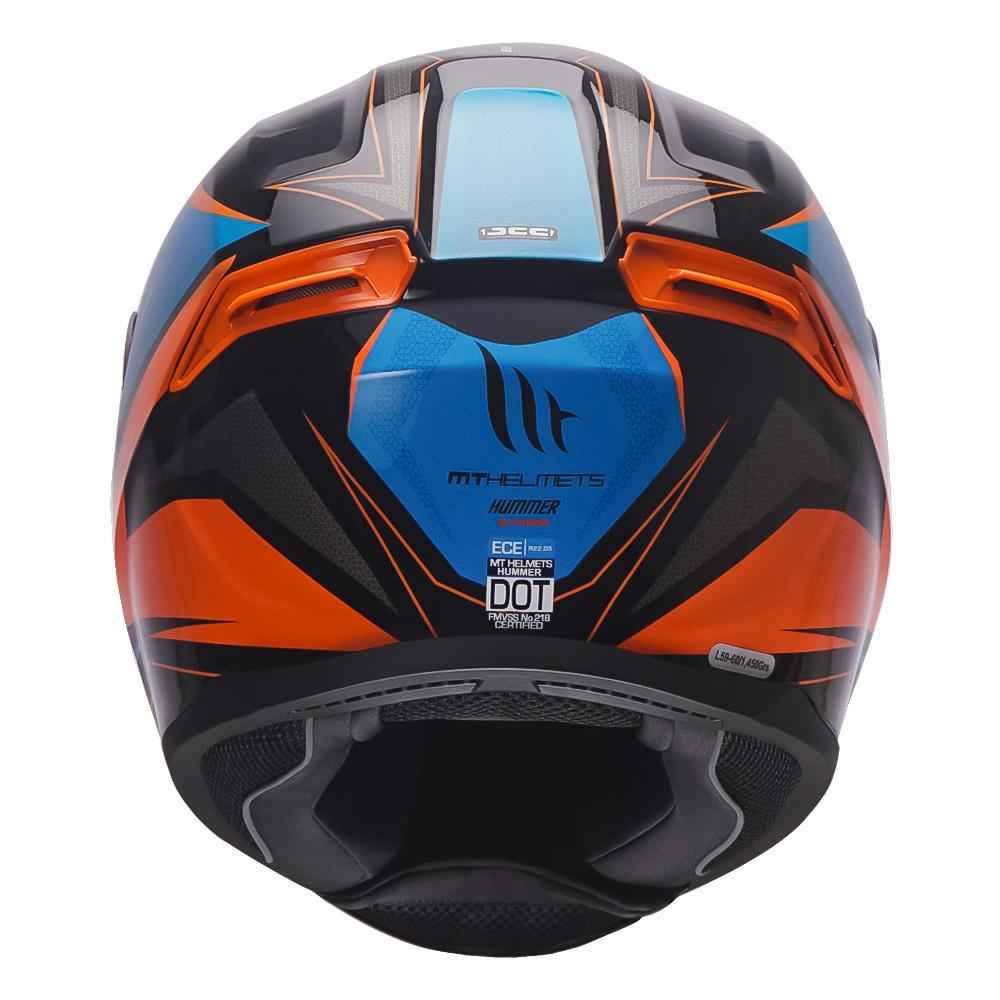 MT Hummer Stark Blue Helmet