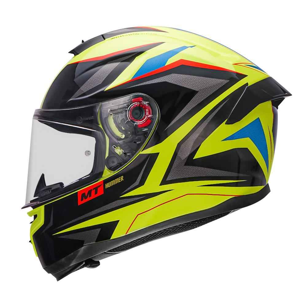 MT Helmet Hummer Stark Fluro Yellow