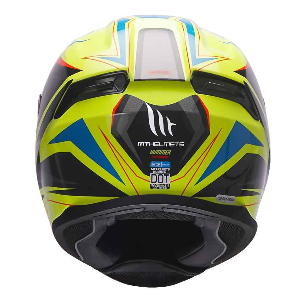 MT Helmet Hummer Stark Fluro Yellow