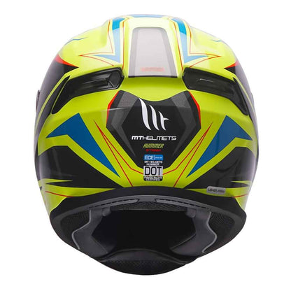 MT Helmet Hummer Stark Fluro Yellow