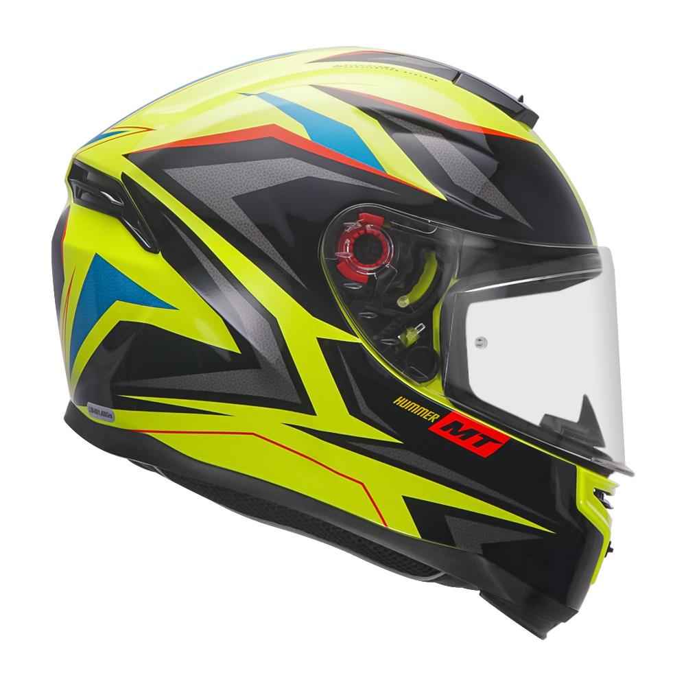MT Helmet Hummer Stark Fluro Yellow