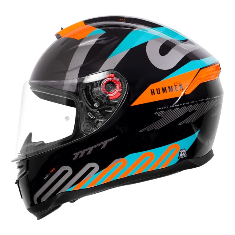 MT Hummer TubeX Helmet - Fluorescent Orange - Riders Junction