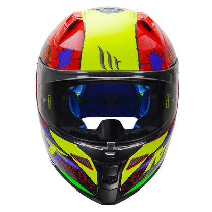 MT Revenge 2 Piston Gloss Red Helmet - Riders Junction