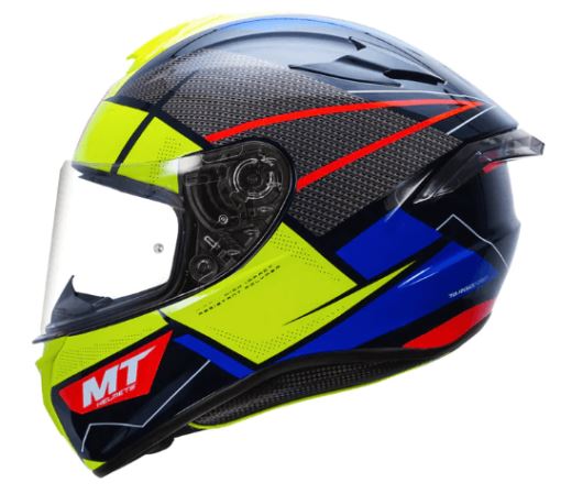 MT Targo Pro Podium Gloss Helmets Fluorescent Yellow