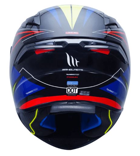 MT Targo Pro Podium Gloss Helmets Fluorescent Yellow