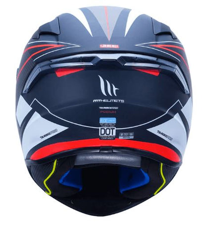 MT Targo Pro Podium Matt Helmets Grey