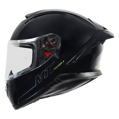 MT Thunder 3 Pro Helmet - Solid Gloss Black - Riders Junction