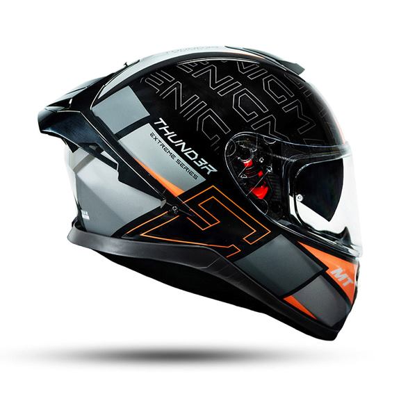MT Thunder 3 SV Enigma B14 Fluor Gloss Orange Helmet