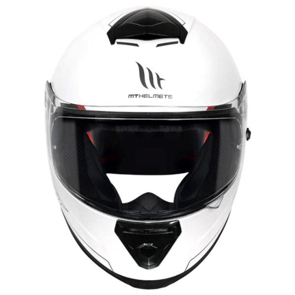 MT Thunder 3 SV Pro Solid A1 Matt White Helmet