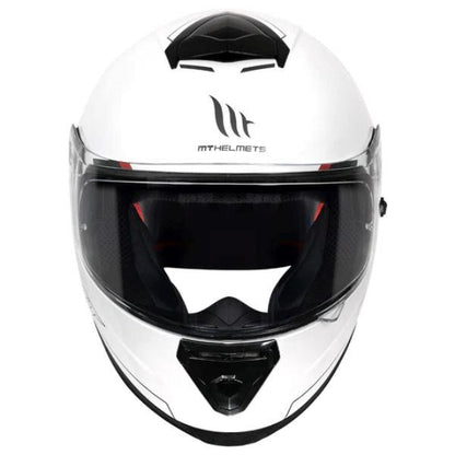MT Thunder 3 SV Pro Solid A1 Matt White Helmet