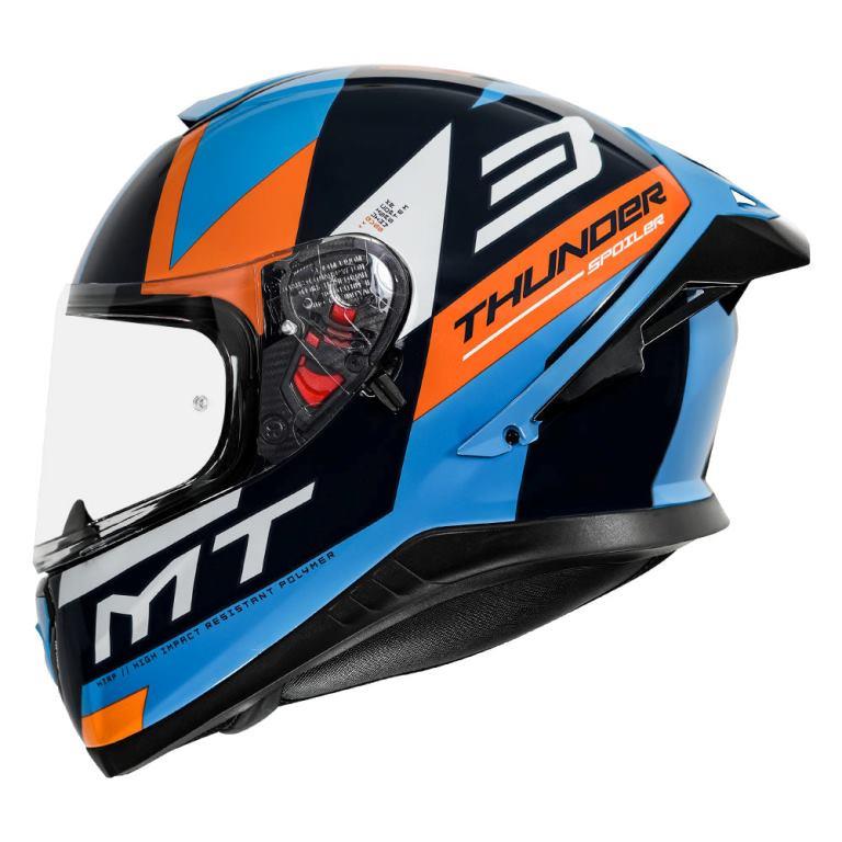 MT Thunder3 Pro Calipso Helmet - Blue - Riders Junction
