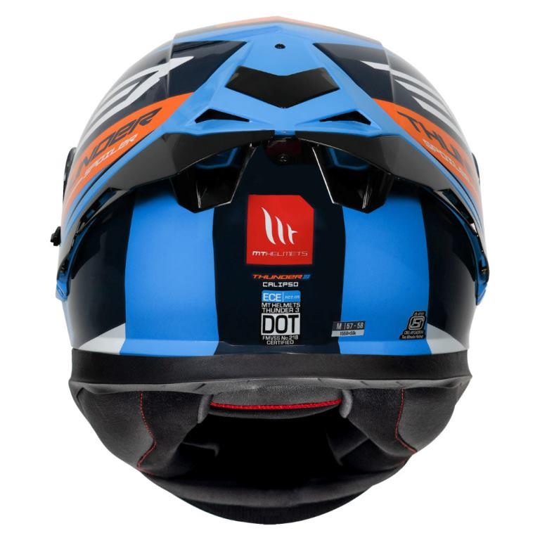 MT Thunder3 Pro Calipso Helmet - Blue - Riders Junction