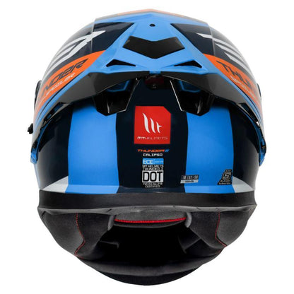 MT Thunder3 Pro Calipso Helmet - Blue - Riders Junction