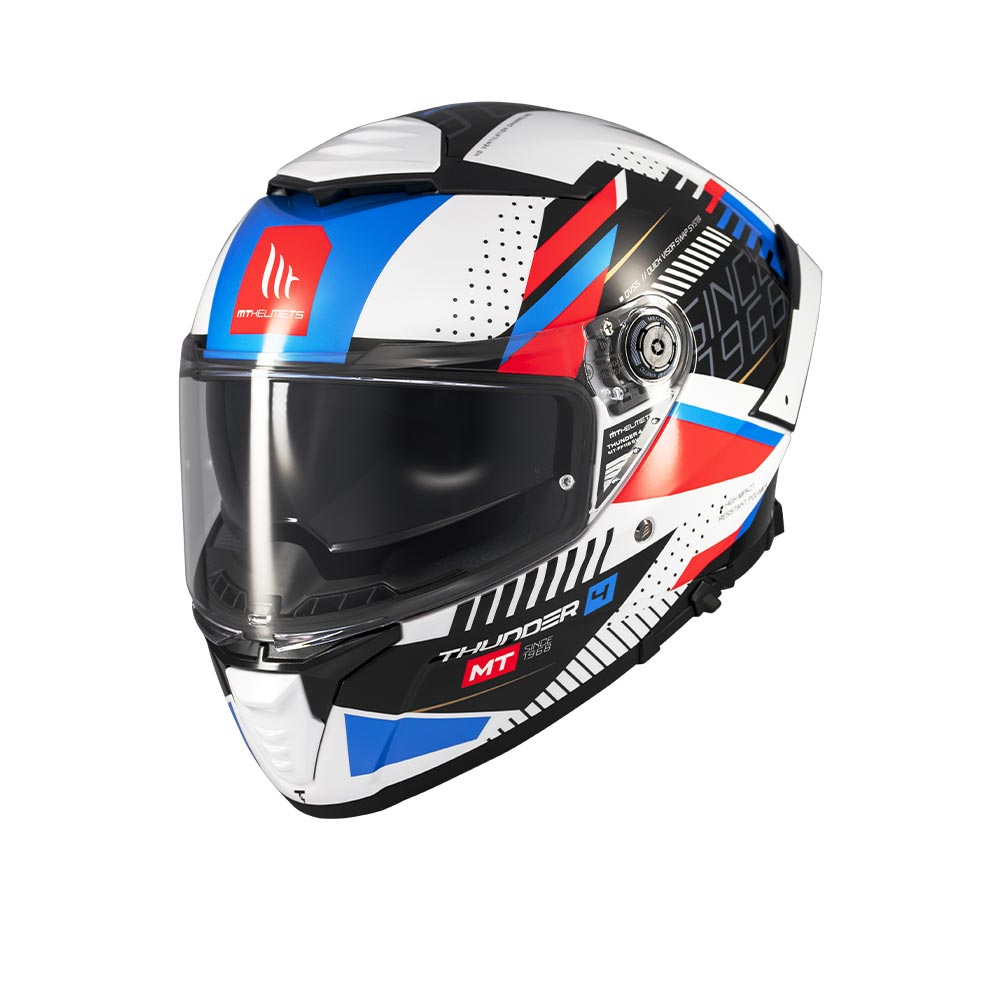MT - Thunder 4 SV A7 Luminence Motorcycle Riding Helmet (Gloss) - MTFF016SML146