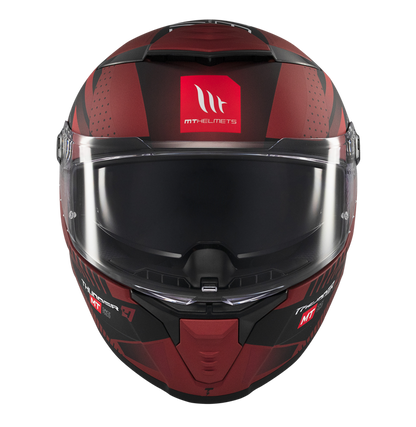 MT - Thunder 4 SV Luminence D5 Gloss Red Black Riding Helmet