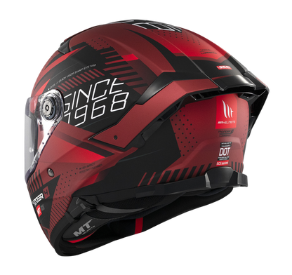 MT - Thunder 4 SV Luminence D5 Gloss Red Black Riding Helmet