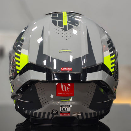 MT - Thunder 4 SV Luminence Helmet H3 Fluor Gloss Riding Helmet